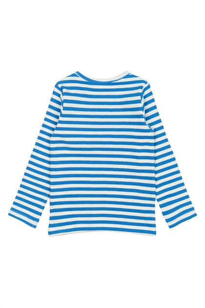 The New Siblings Bluse Fro - Campanula Striped 